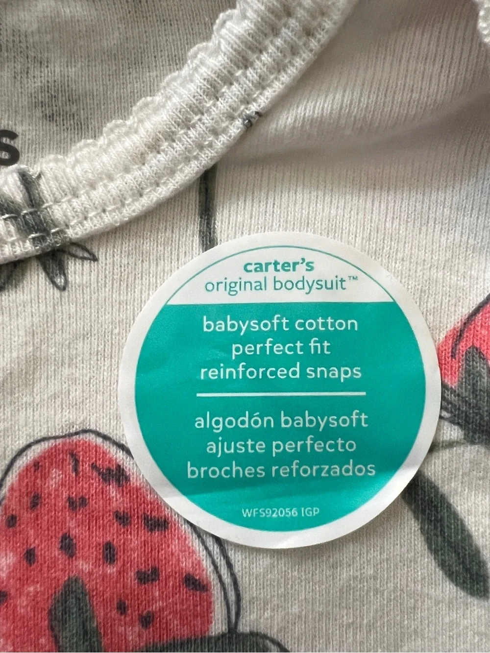 Carter’s Child of Mine Strawberry Floral Bodysuit Set 18M NWT 3 Pack